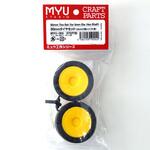 MYU-004 50mmタイヤセット(3mm六角シャフト用) スタジオミュウ