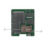 DTH-RPLR-LA Raspberry Pi 3/4用LoRa HAT(SMA端子/ピンソケットロング実装済) クレアリンクテクノロジー