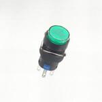 Φ16LED照光式押しボタンスイッチ(緑・オルタネイト・24V) YIJIA