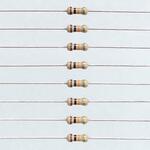 カーボン抵抗 1/4W 10kΩ 茶黒橙金(100本入) Liket