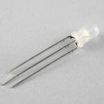 2色マルチカラーLED 赤/緑 5Φ砲弾型3本リード カソードコモン LENOO