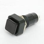 正方形押しボタンスイッチ 黒 Dailywell Electronics