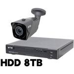 WTW-DEHP704Y2-8TB+WTW-EHR228YJ 1台 400万画素 EX-SDI 防犯カメラ カメラ1台+専用録画機セット HDD8TB WTW-DEHP704Y/WTW-EHR228YJ 塚本無線