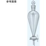 1002-29280 分液ロート スキーブ型(PTFE コック)白 1002シリーズ 日本理化学器械(NRK)