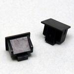 RJ45機器側用コネクタ保護キャップ(黒 つまみなし 6個入) テクノベインズ