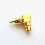 RA-201GG-POM RCA変換プラグ(オス-メス L型 金メッキ) LINKMAN