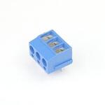 ターミナルブロック 3極 5.08mmピッチ 青 横向き GB