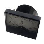 パネルメーター アナログ電圧計 DC1V 富士計測器