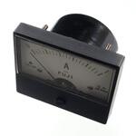 パネルメーター アナログ電流計 DC1A 富士計測器