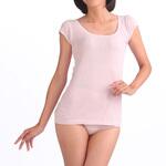 シルクノイル婦人1分袖スリーマー 神戸生絲