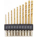 - 六角軸ドリルセット TiNコート モノタロウ 68712096