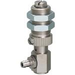 真空パッドホルダ単体 スプリング式式 真空取出し口横ワンタッチ継手 PISCO(ピスコ)