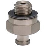 真空パッドホルダ単体 直付型固定式 真空取出し口オネジ PISCO(ピスコ)