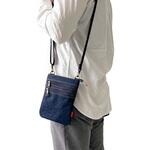 豊岡製デニムサコッシュ-コン 鞄の國