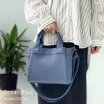 軽量レディースミニトート-オーシャンブルー VALENTINO VISCANI