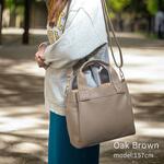 軽量レディースミニトート-オークチャ VALENTINO VISCANI