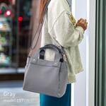 軽量レディースミニトート-グレー VALENTINO VISCANI