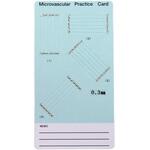 血管吻合練習カード(MPカード)，0.3mm MMI