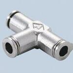 USオールステンレス製ワンタッチジョイント T型ユニオン アオイ