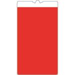 カラーコーン用標識コーンサインNEWコンパクト反射 【赤無地】 仙台銘板