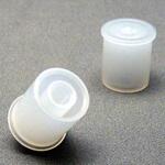 RCATCK-W0-6 コネクタ保護キャップ RCAタイプ ピンプラグケーブル側 半透明 テクノベインズ