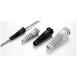 ケーブルグランド(防水・スパイラルタイプ・適合ケーブル径Φ4～8・ライトグレー) タカチ電機工業