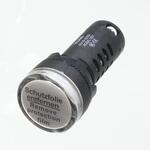 AD16-22SS12V Φ22 2色LEDパイロットランプ(赤・緑・12V) YIJIA