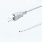 プラグ付きコード1.25mmVFF灰色 協和ハーモネット