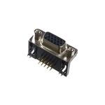 ミニD-SUBコネクタ(15Pメス、基板取付、固定具付) CVILUX