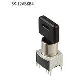 基板取付け形(90度ステップ)超小形キーロックスイッチ(SKシリーズ) NKKスイッチズ(旧:日本開閉器)