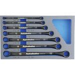 7PC.ユニバーサルエキストラクターオフセットメガネレンチセット Autobahn