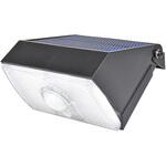 ソーラーウォールライト 人感センサー 800lm IP54 オーム電機