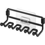 フィルムフック替え歯ブラシホルダー タワー ブラック 山崎実業