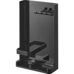 目隠し歯ブラシ&チューブスタンド タワー スリム ブラック 山崎実業