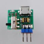 ブレッドボード用電源モジュール(縦型) みんなのラボ