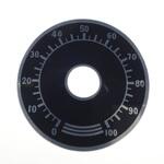 ボリュームプレート38mm黒 ノーブランド