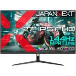 JN-IPS27G144F 27型/1920×1080/HDMI×2、DP×1/ブラック/スピーカー有/2年保証 JAPANNEXT