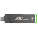 AGI デュアルコネクタ搭載ポータブルSSD プリンストン