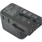 海外用マルチ変換プラグ USBA+C PD20W カシムラ