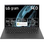 14Z90S-MA78J2 <gram>Win11 Home/14インチ(IPS)/インテル Core Ultra 7/1120g/メモリ 16GB SSD 1TB/Microsoft Office2021 LG