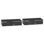KVXLCDP-200 デュアルディスプレイ対応 KVMエクステンダーキット(DP/USB) ブラックボックス