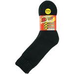 「激アツ!!」裏起毛防寒靴下 先丸 2P 黒 LL寸 ハヤシ[靴下]