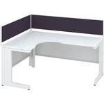 スカエナ 90°ワークテーブル用 フロントデスクトップパネル(クロスタイプ) 内田洋行