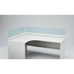 スカエナ 90°ワークテーブル用 フロントデスクトップパネル(アクリルタイプ) 内田洋行