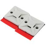 151-01558 MB3APT-I-PA66-WH 結束バンドベース SolidTack MB3APT-I 長さ 19mm 幅 19 mm ナイロン 66 白 1袋 100個入 ヘラマンタイトン(旧:タイトン)