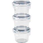 耐熱ガラスミニ保存容器3P ラウンド シービージャパン