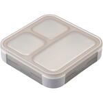 薄型弁当箱 抗菌フードマン 500 グレーベージュ シービージャパン