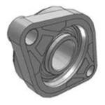 FYTWK 35 YTH フランジ付きベアリングユニット 2穴 35mm SKF