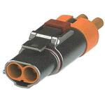 PL182X-61-10 ヘビーデューティパワーコネクタ 2極 60.0A 1.0 kV AMPHENOL