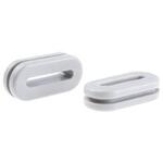 633-06078 HV1607-PVC-FR-GY 配線グロメット ケーブルグロメット 最大ケーブル径：29mm 1袋 100個入 ヘラマンタイトン(タイトン)